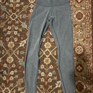 Dusty Blue High-Waisted Lululemon Leggings